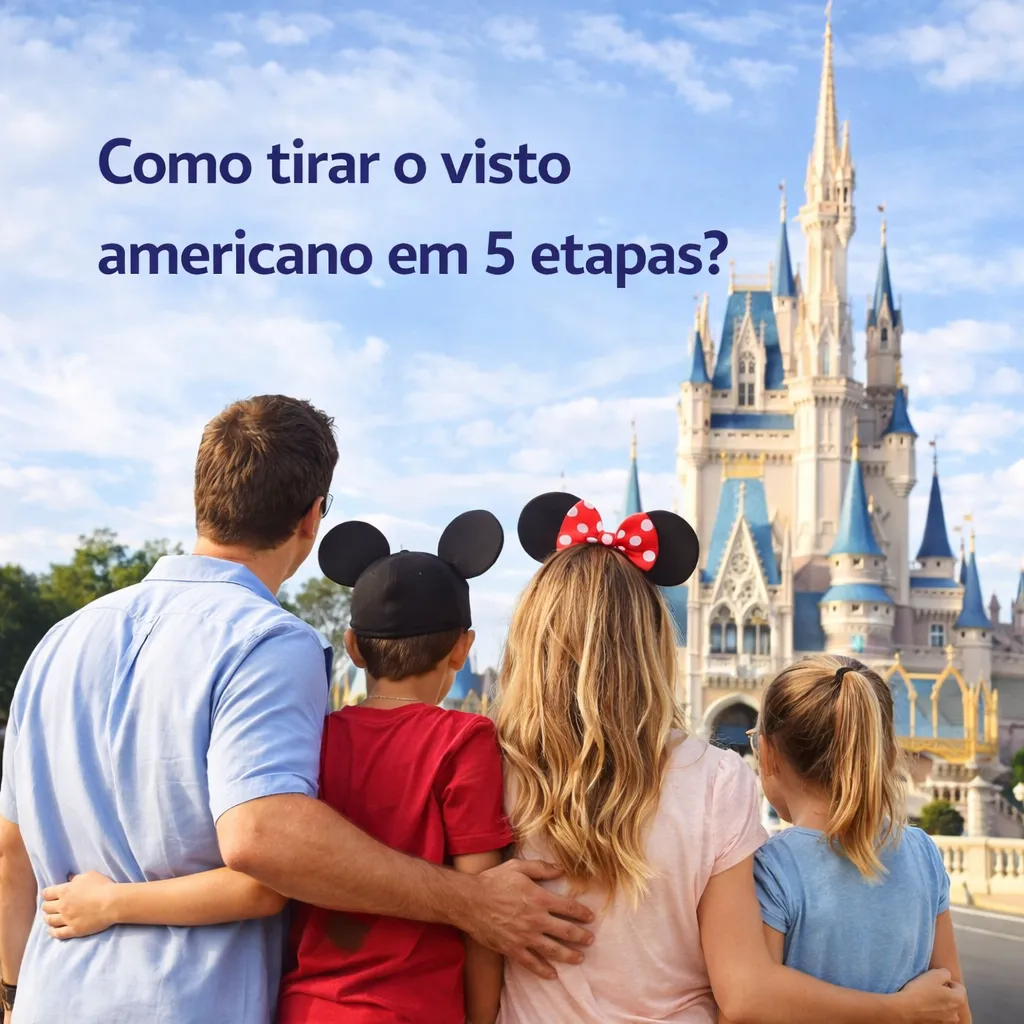 Imagem ilustrativa para o artigo Como tirar o visto americano em 5 etapas? da Now Vistos